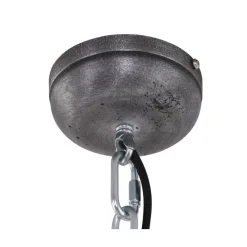 Steinmex Hanglampen|Sammy 1-lichts Hanglamp XL Grijs 52cm