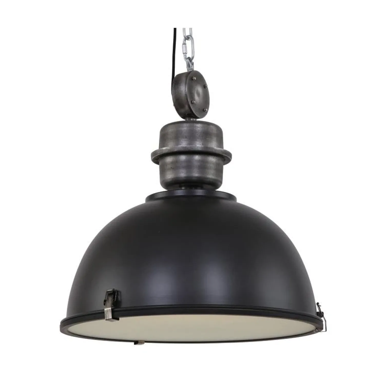 Kalfort Hanglampen|Sammy 1-lichts Hanglamp XL Zwart 52cm