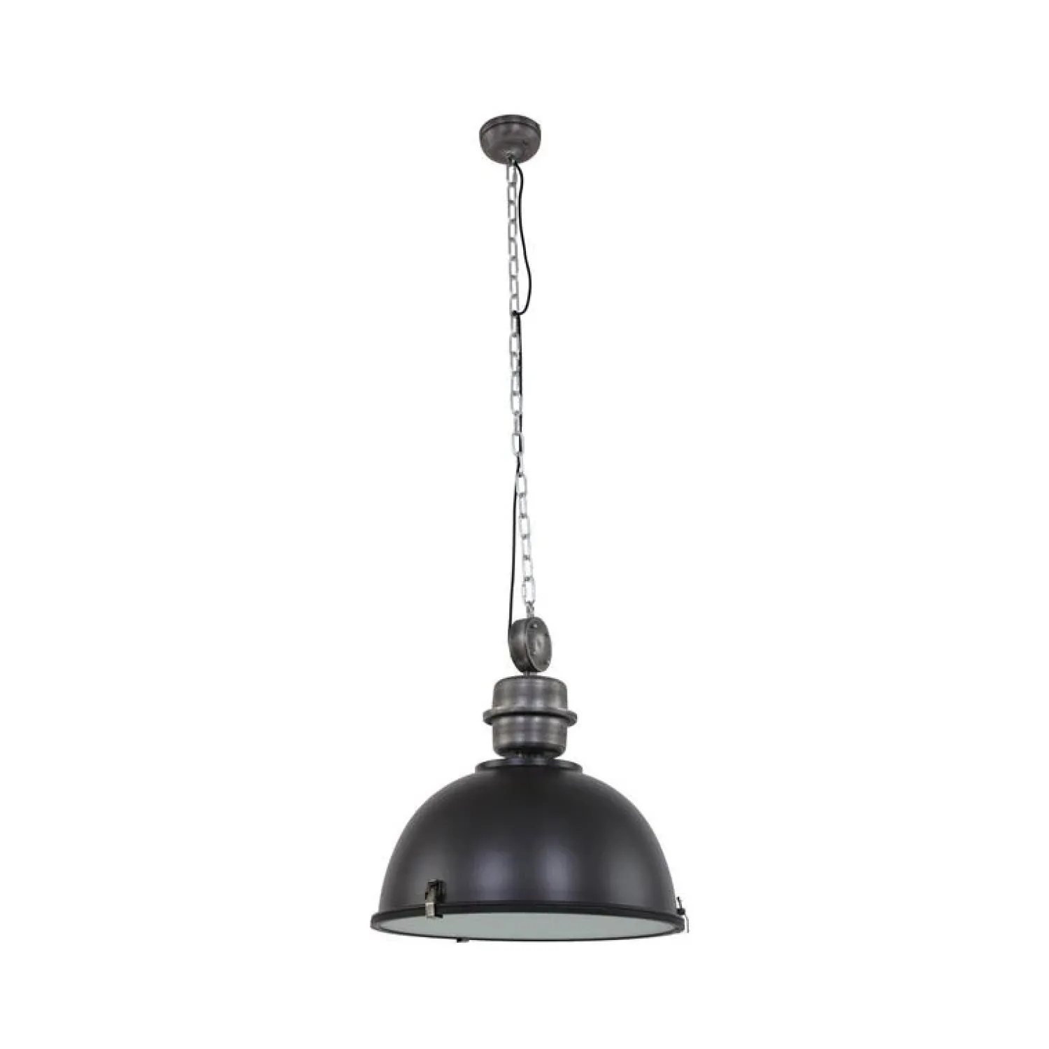 Kalfort Hanglampen|Sammy 1-lichts Hanglamp XL Zwart 52cm