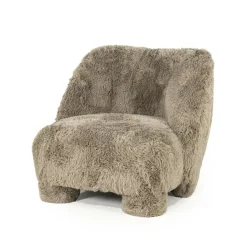 Eleonora Fauteuils|Samson Fauteuil Taupe Doodlestof