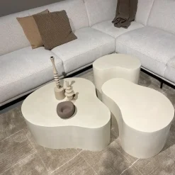 Livingfurn Salontafels|Sandy organische Salontafel Zand 85cm