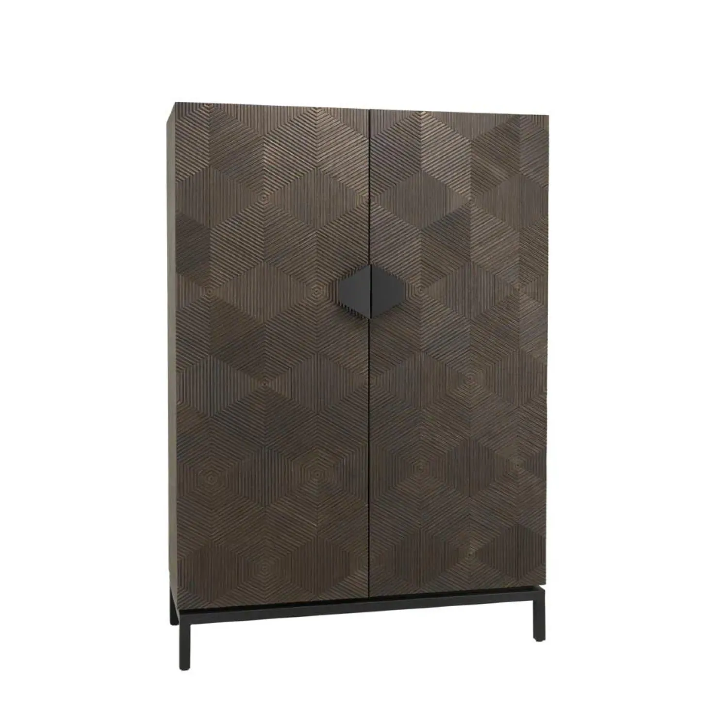 Tower living Wandkasten|Industriele Kasten|San Marino Wandkast Eikenhout 110 cm