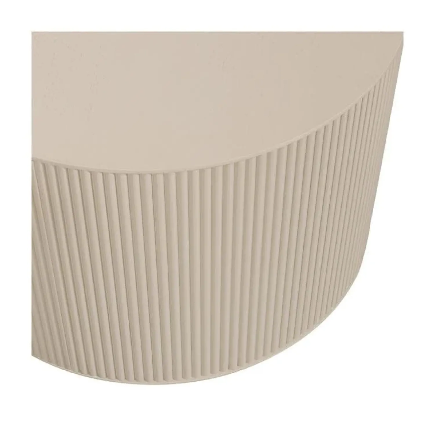 WOOOD Bijzettafels|Sanne Bijzettafel Rond MDF Beige 60cm