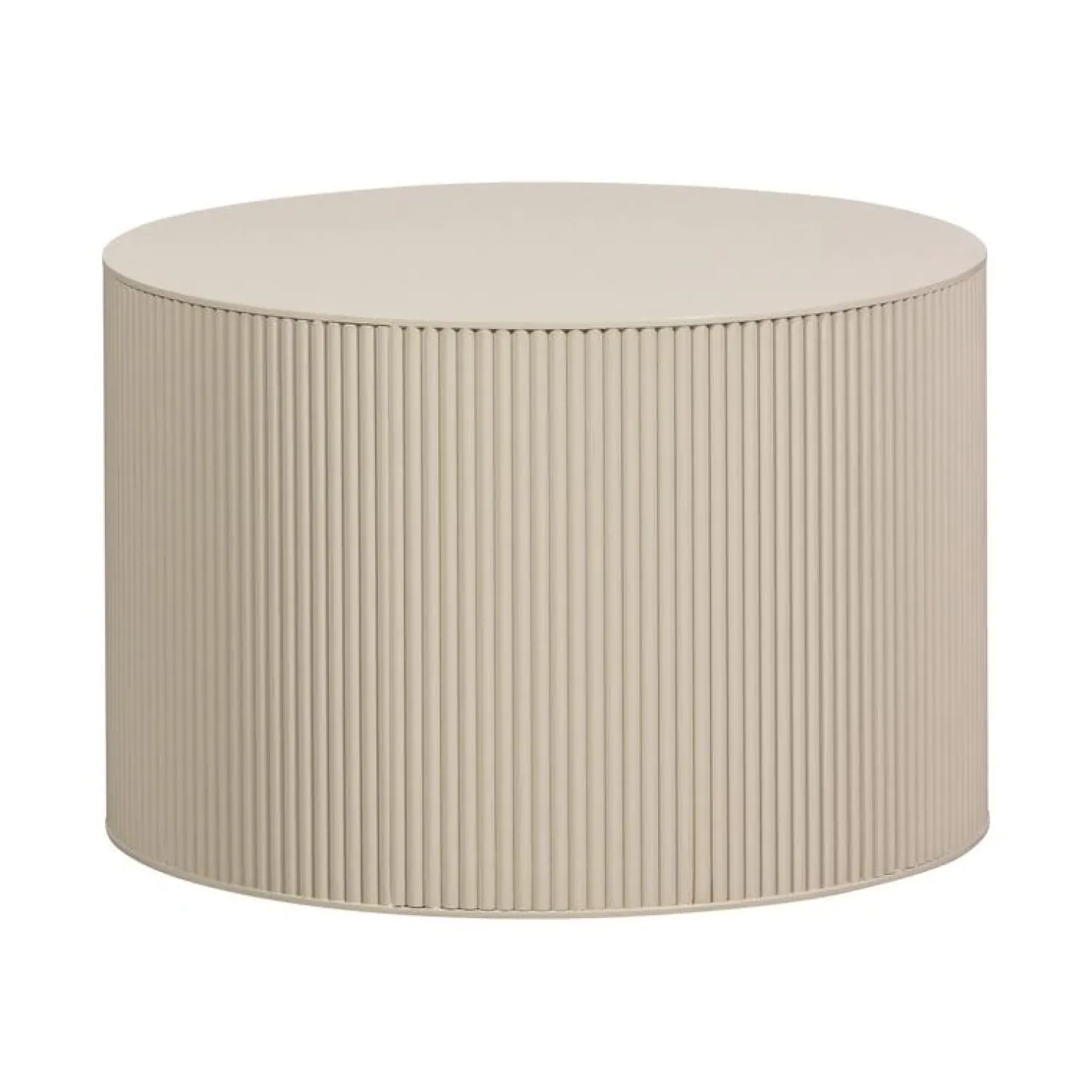 WOOOD Bijzettafels|Sanne Bijzettafel Rond MDF Beige 60cm