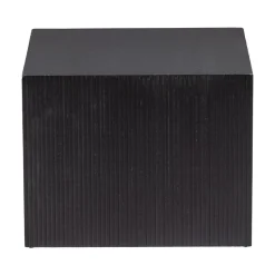 WOOOD Bijzettafels|Sanne Bijzettafel set van 2 Vierkant Zwart
