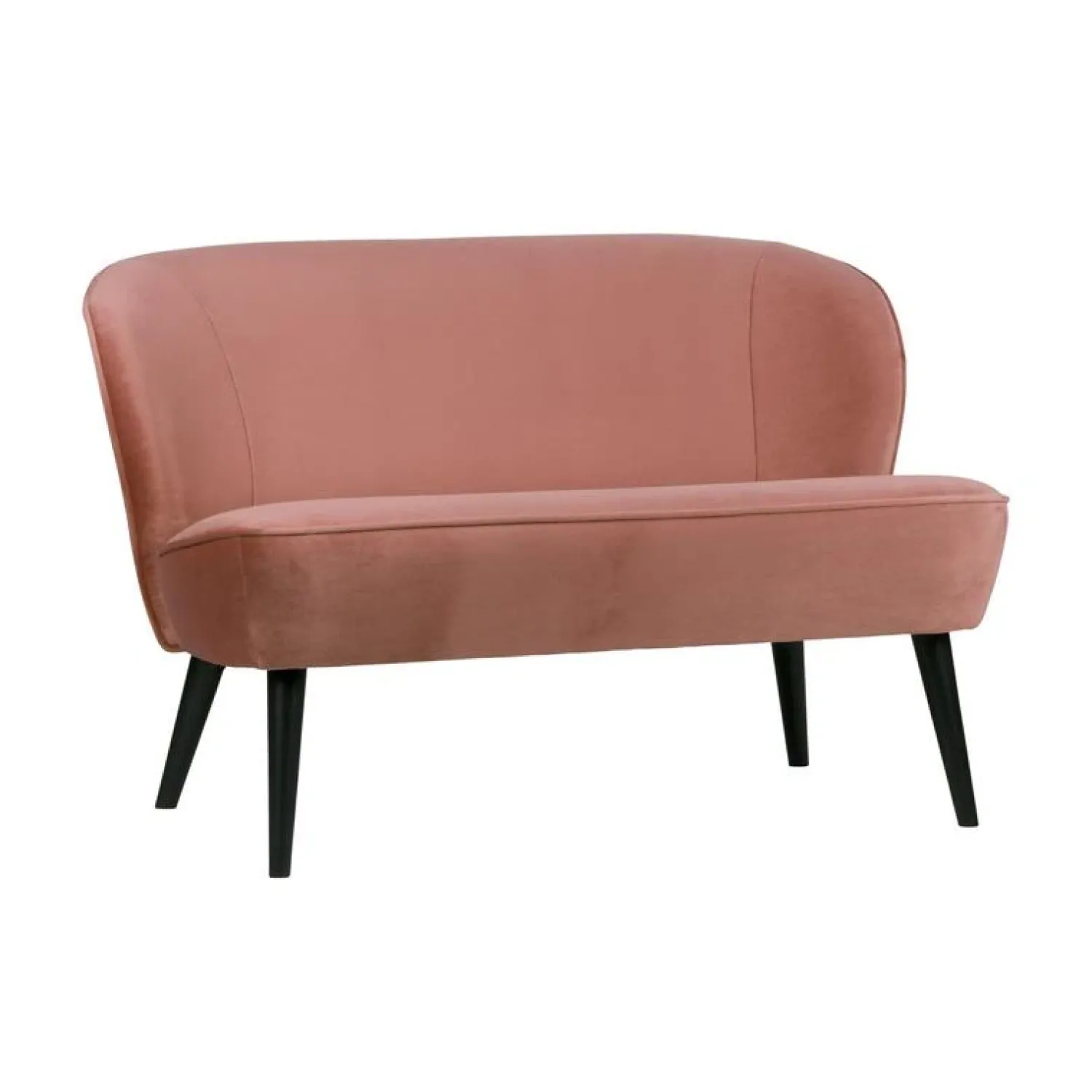 WOOOD Eetkamerbanken|Eetkamerbanken|Sara Bankje Velvet Oud Roze 110cm
