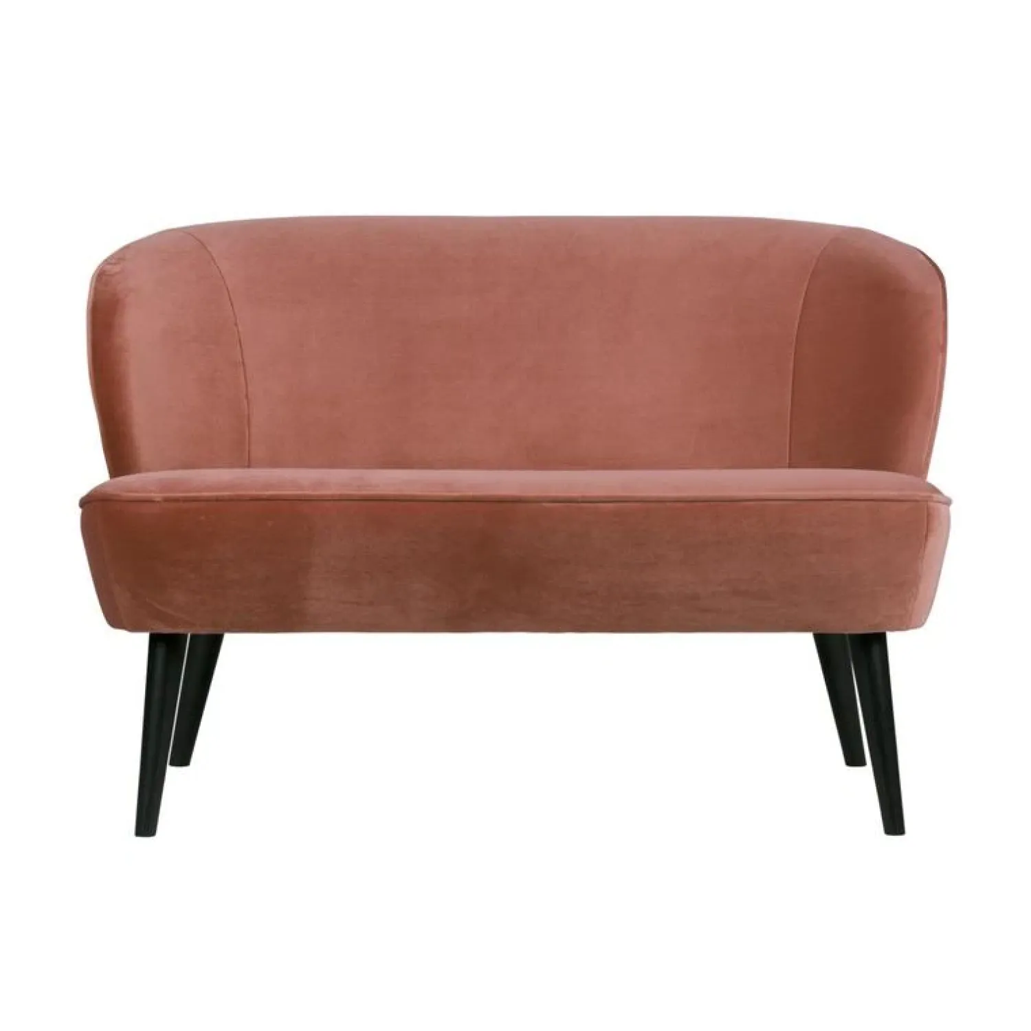 WOOOD Eetkamerbanken|Eetkamerbanken|Sara Bankje Velvet Oud Roze 110cm