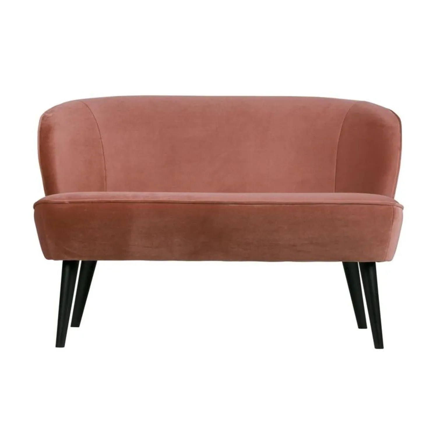 WOOOD Eetkamerbanken|Eetkamerbanken|Sara Bankje Velvet Oud Roze 110cm