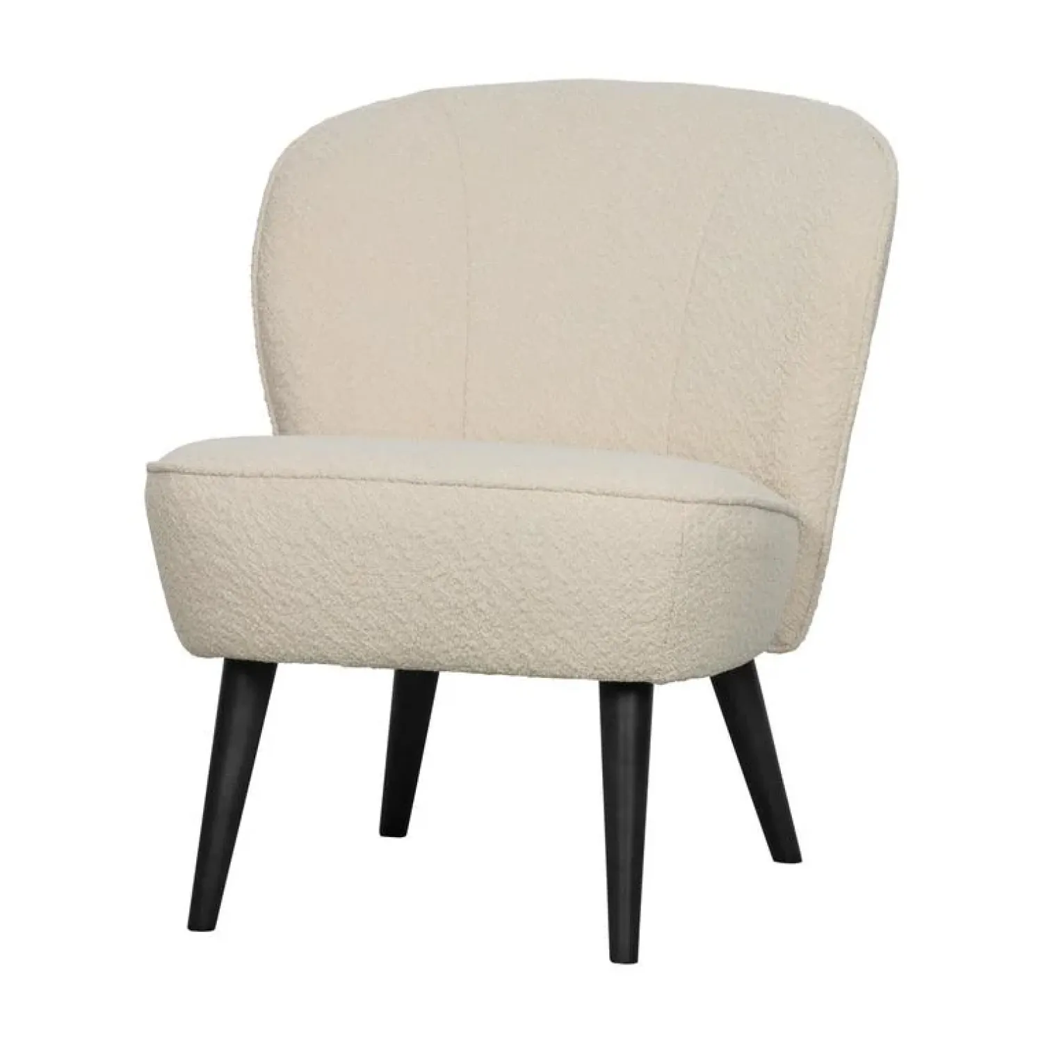 WOOOD Fauteuils|Sara Fauteuil Boucle Creme
