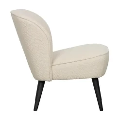 WOOOD Fauteuils|Sara Fauteuil Boucle Creme