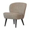 WOOOD Fauteuils|Sara Fauteuil Geweven Stof Naturel Melange