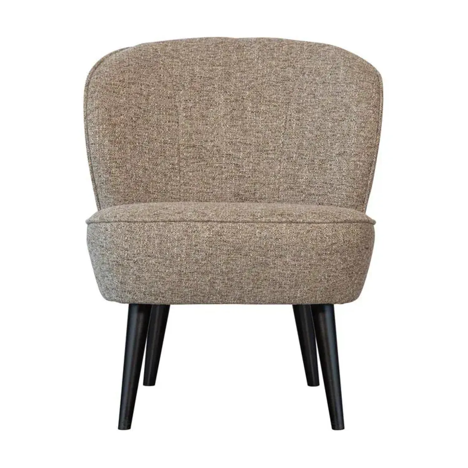 WOOOD Fauteuils|Sara Fauteuil Geweven Stof Naturel Melange