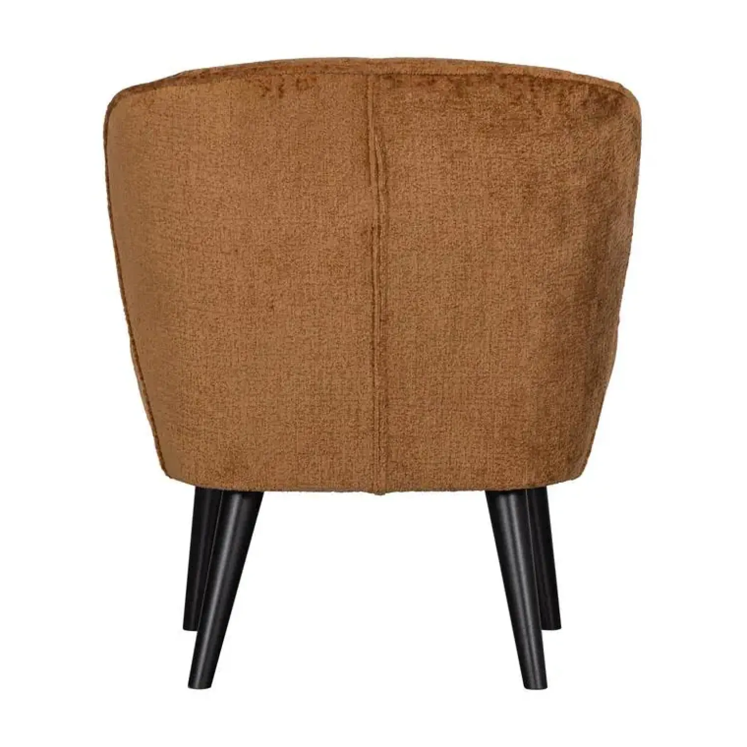 WOOOD Fauteuils|Sara Fauteuil Structure Velvet Cognac