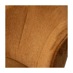 WOOOD Fauteuils|Sara Fauteuil Structure Velvet Cognac