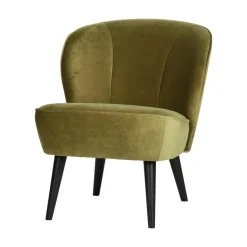 WOOOD Fauteuils|Sara Fauteuil Velvet Army