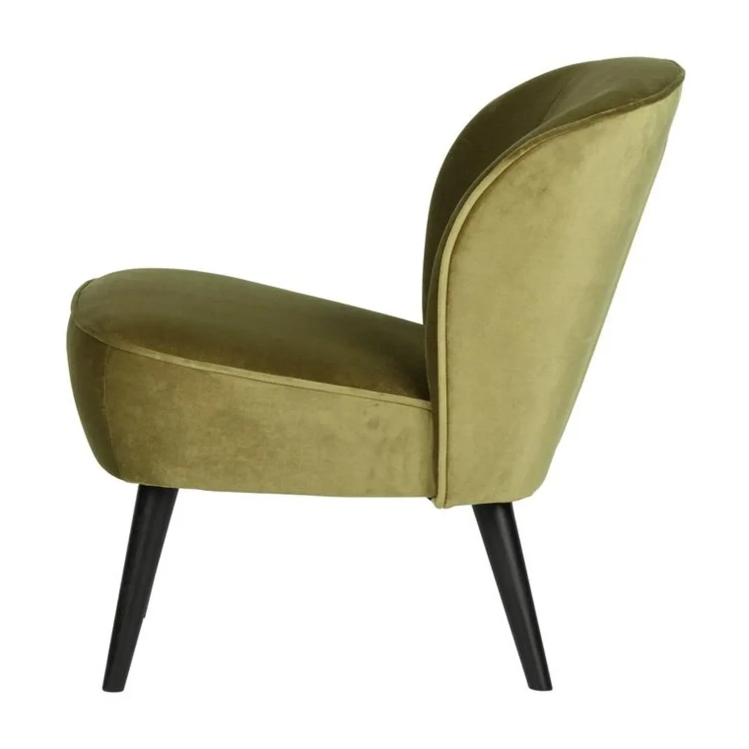 WOOOD Fauteuils|Sara Fauteuil Velvet Army