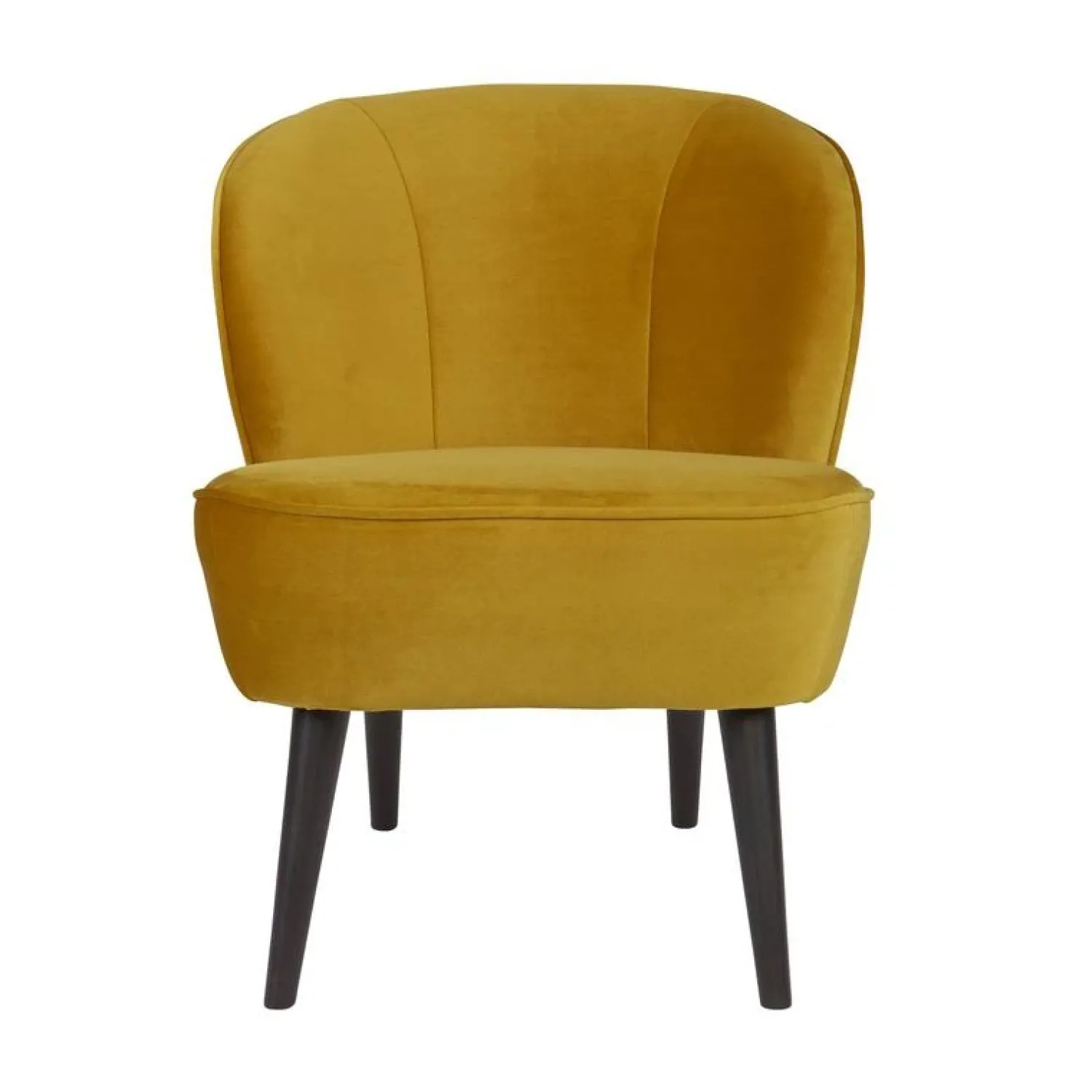 WOOOD Fauteuils|Sara Fauteuil Velvet Oker