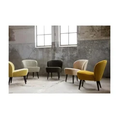 WOOOD Fauteuils|Sara Fauteuil Velvet Oud Roze