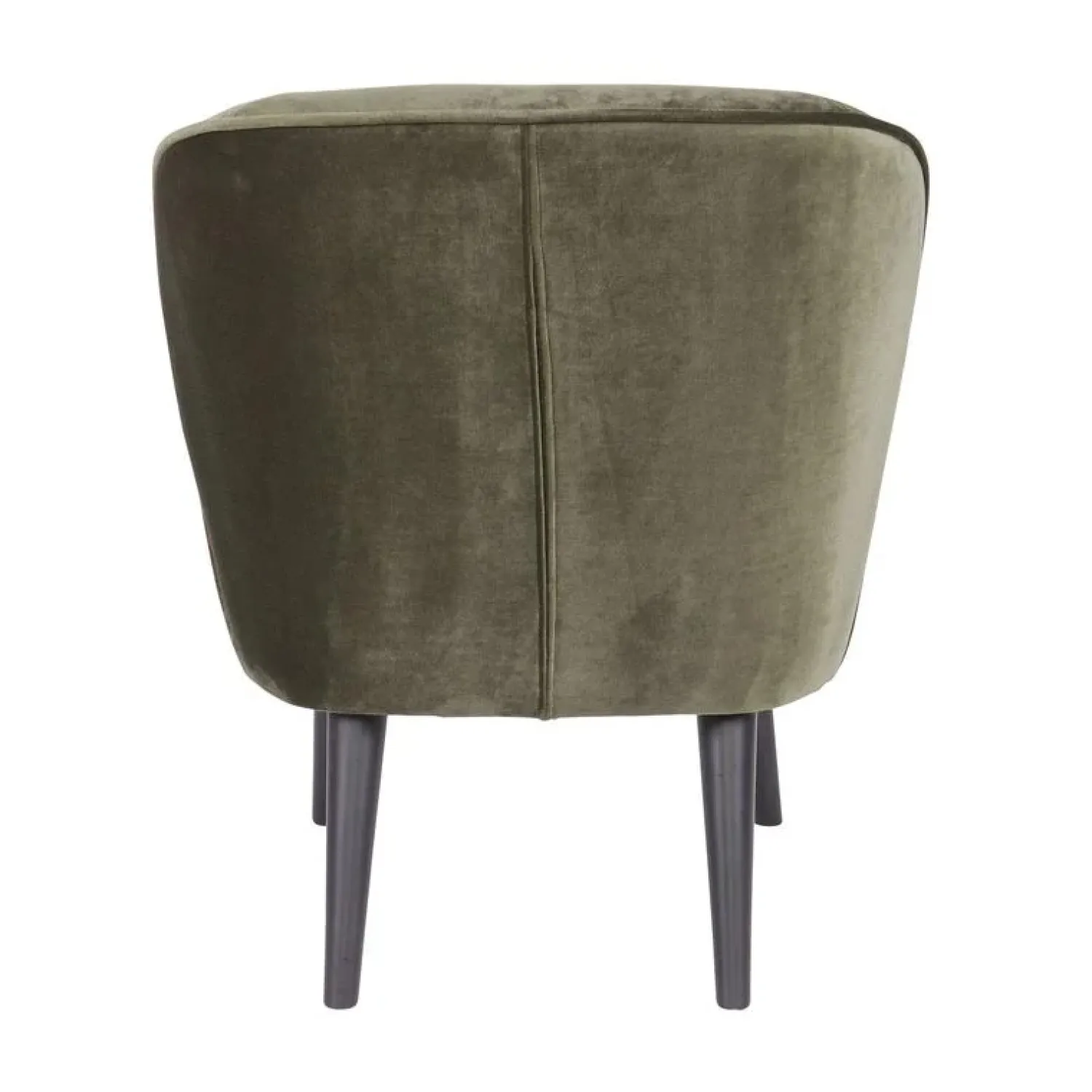 WOOOD Fauteuils|Sara Fauteuil Velvet Warm Groen