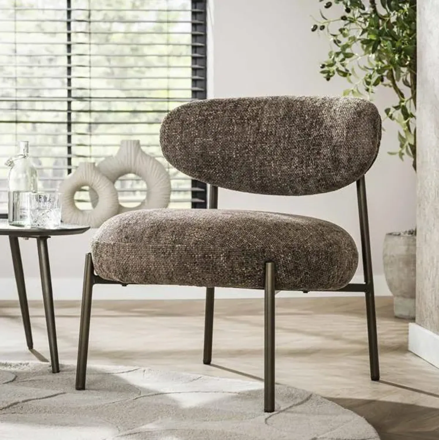 Kalfort Fauteuils|Sarah Fauteuil Bruin