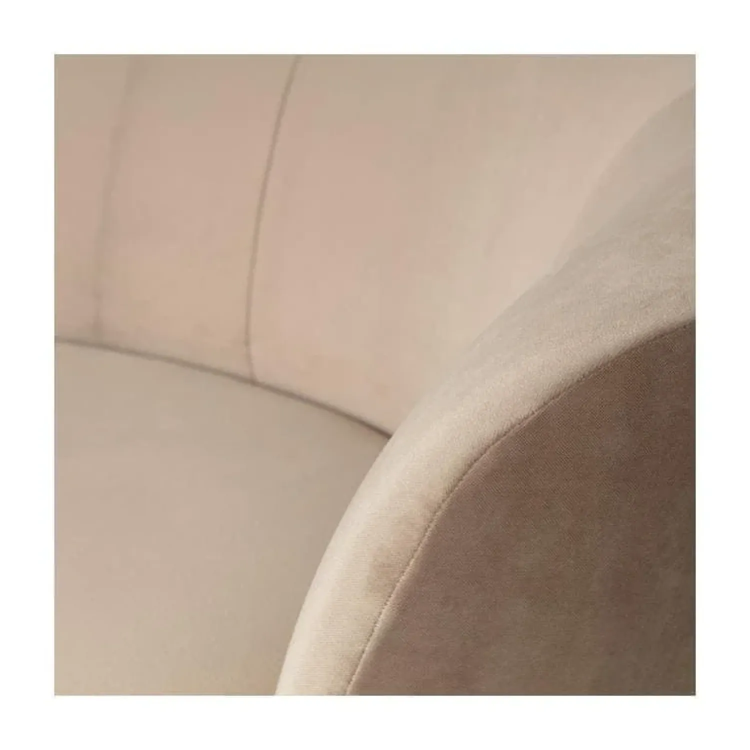 WOOOD Loungebanken|Fauteuils|Sara Lounge Fauteuil Rechts Velvet Khaki 112cm