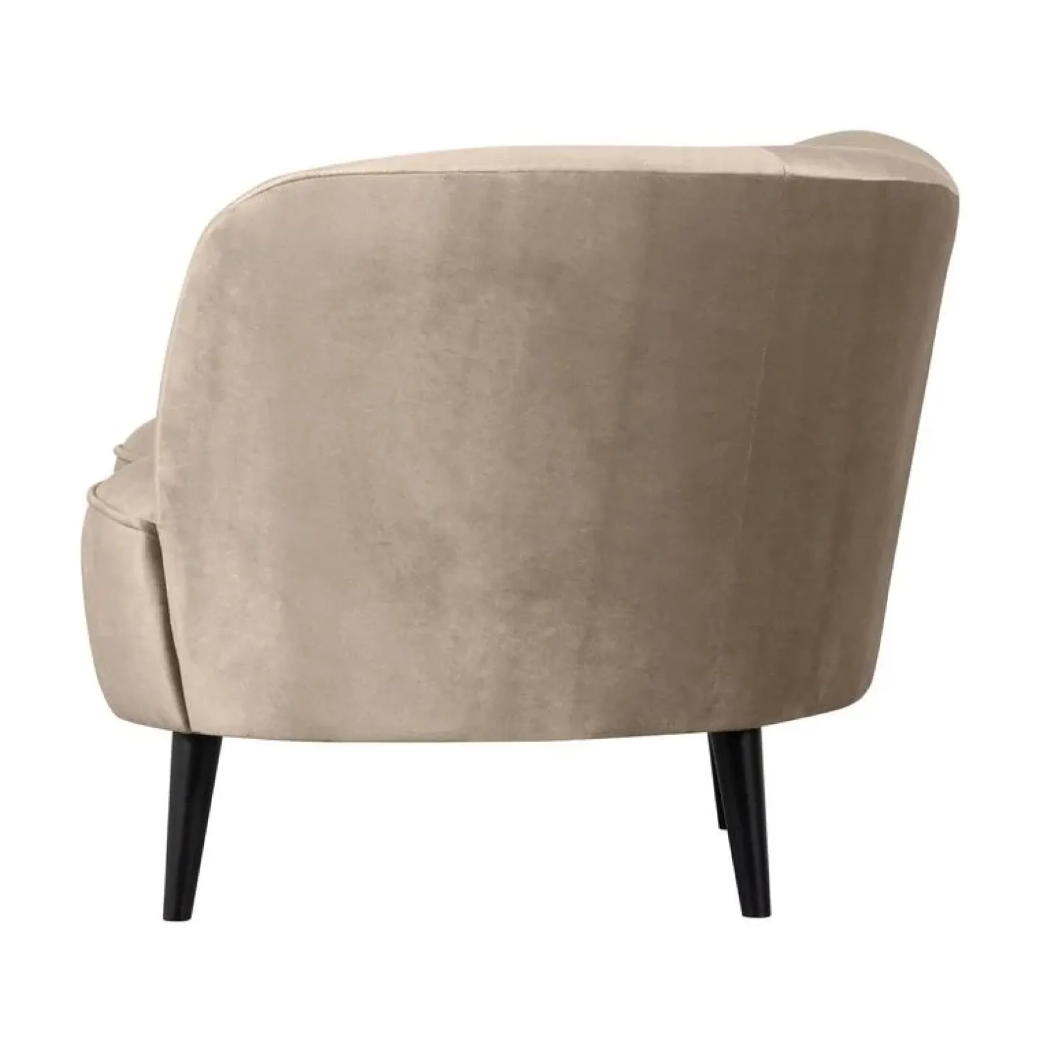 WOOOD Loungebanken|Fauteuils|Sara Lounge Fauteuil Rechts Velvet Khaki 112cm