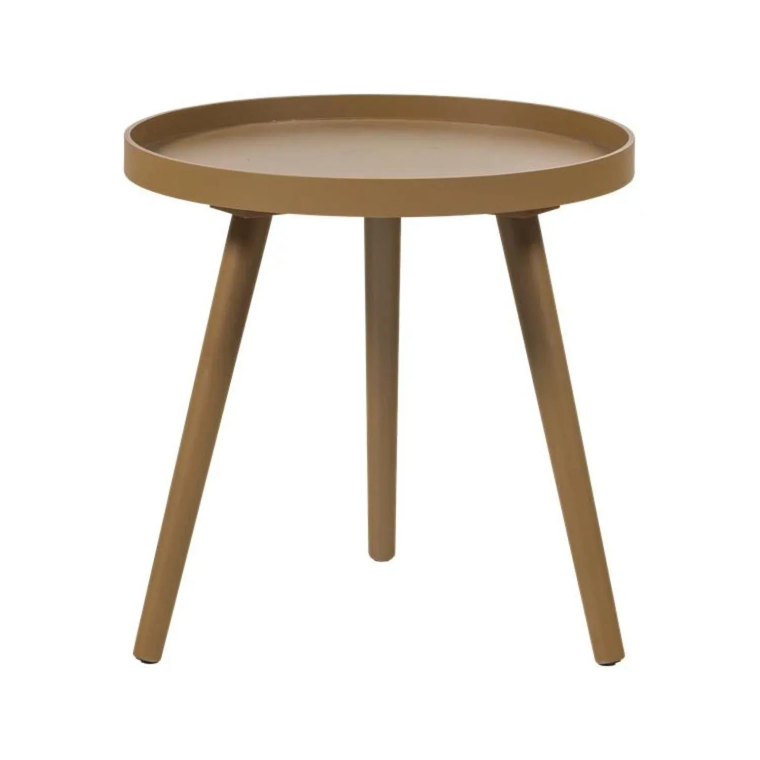 WOOOD Bijzettafels|Sasha Bijzettafel rond Honinggeel 41cm