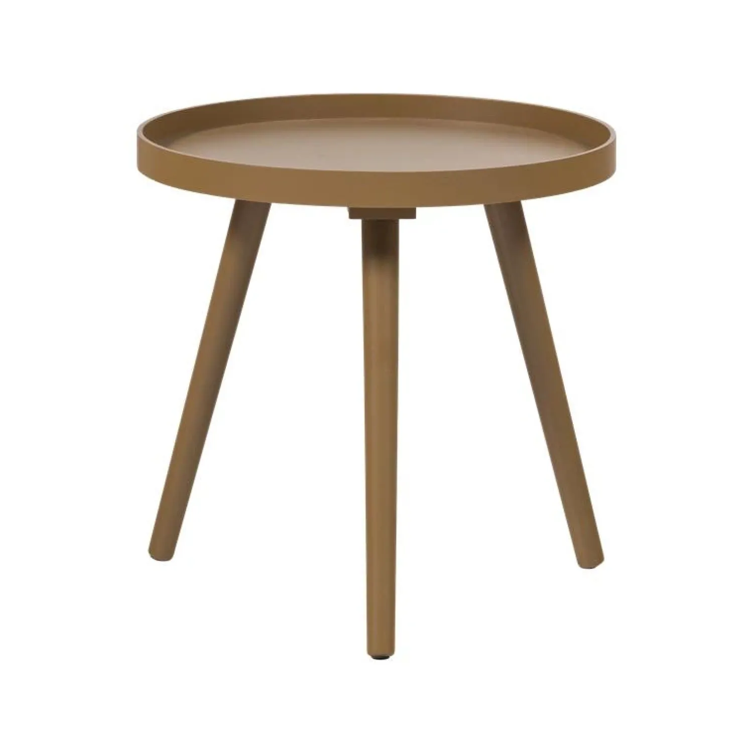 WOOOD Bijzettafels|Sasha Bijzettafel rond Honinggeel 41cm