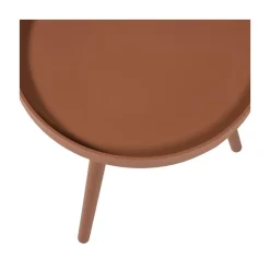 WOOOD Bijzettafels|Sasha Bijzettafel rond Oudroze 41cm