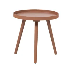 WOOOD Bijzettafels|Sasha Bijzettafel rond Oudroze 41cm