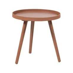 WOOOD Bijzettafels|Sasha Bijzettafel rond Oudroze 41cm