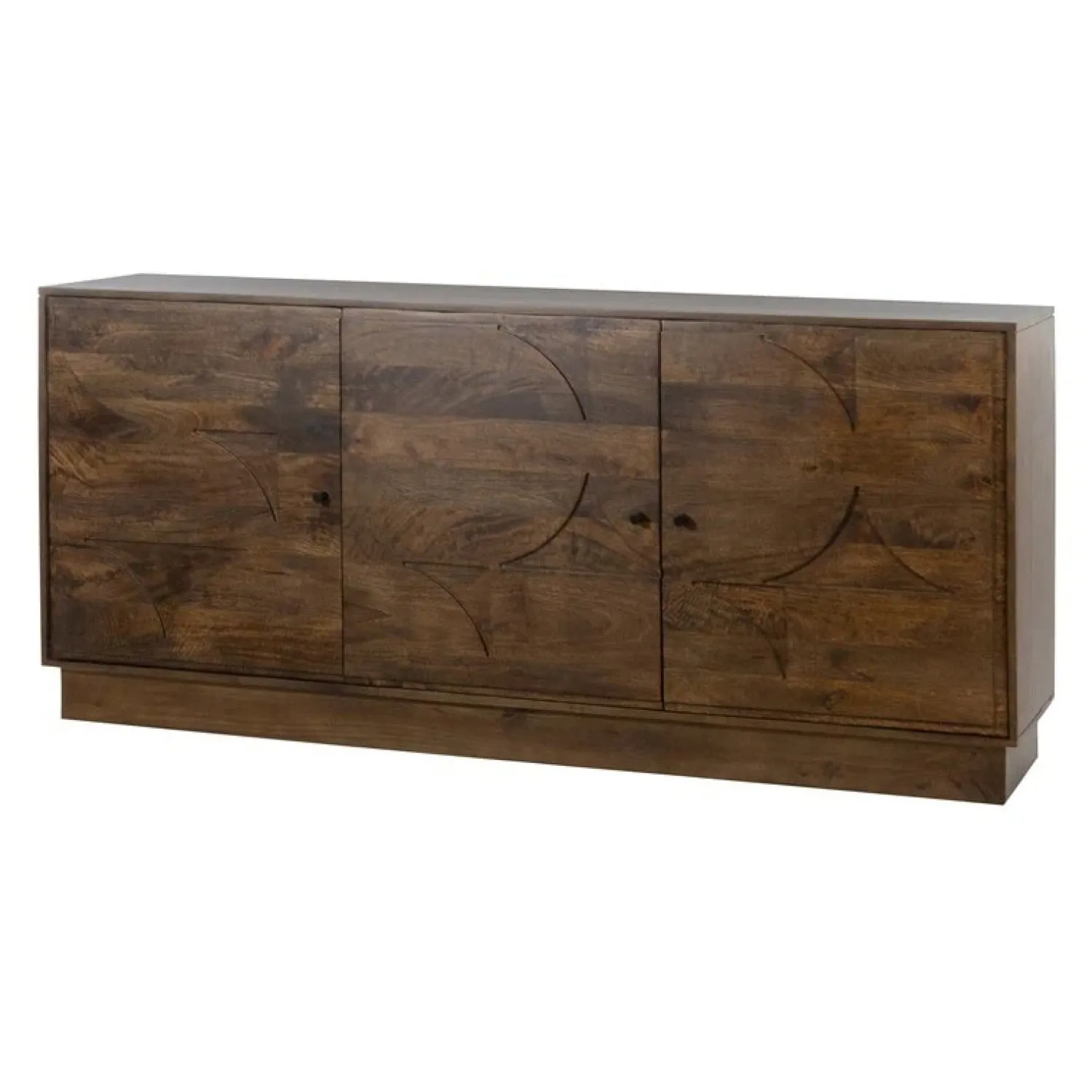 Mysons Dressoirs|Industriele Kasten|Savanne Dressoir Mangohout Walnoot 180cm