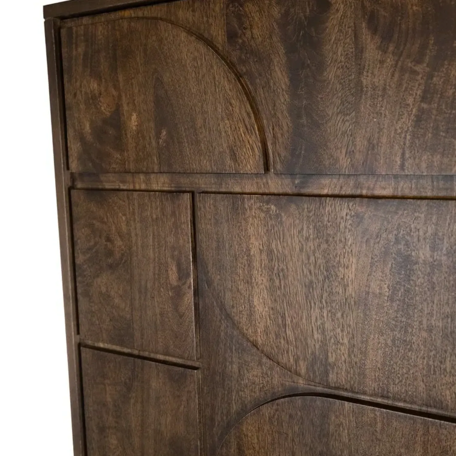 Mysons Wandkasten|Vakkenkasten|Savanne Wandkast Mangohout Walnoot 100cm