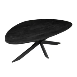 Furndea Salontafels|Scandi salontafel zwart industrieel 130cm