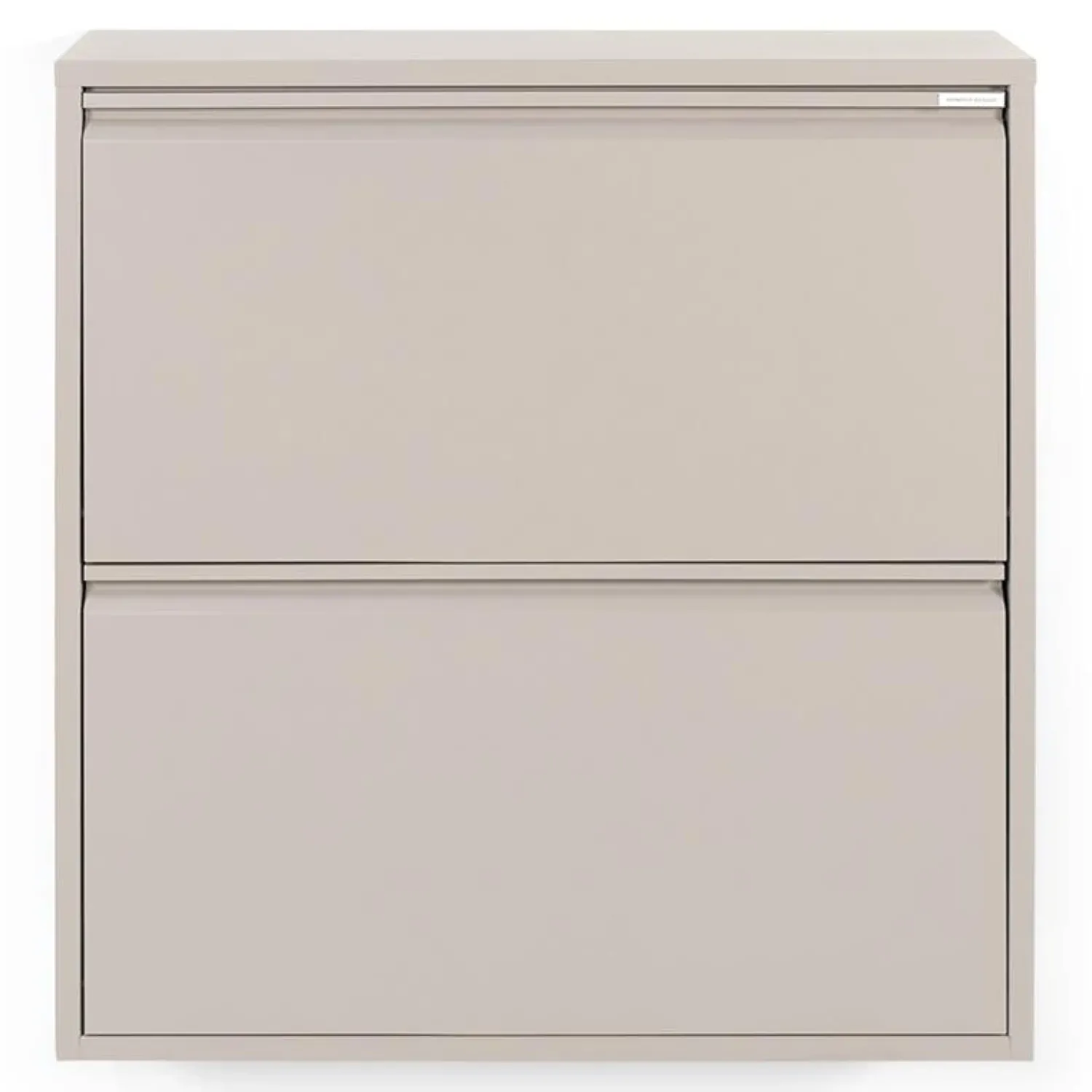 Redin Design Schoenenkasten|Schoenenkasten|Schoenenkast industrieel Pippen (2 lades) – Taupe metaal