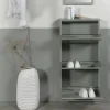 Redin Design Schoenenkasten|Schoenenkasten|Schoenenkast industrieel Pippen (3 lades) – Groen metaal