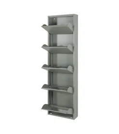 Redin Design Schoenenkasten|Schoenenkasten|Schoenenkast industrieel Pippen (5 lades) – Groen metaal