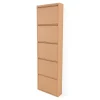 Redin Design Schoenenkasten|Schoenenkasten|Schoenenkast industrieel Pippen (5 lades) – Terracotta metaal