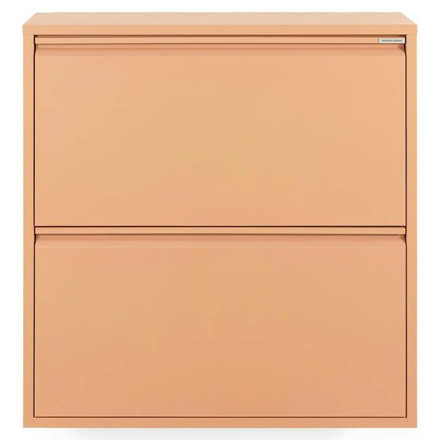 Redin Design Schoenenkasten|Schoenenkasten|Schoenenkast industrieel Pippen (2 lades) – Terracotta metaal