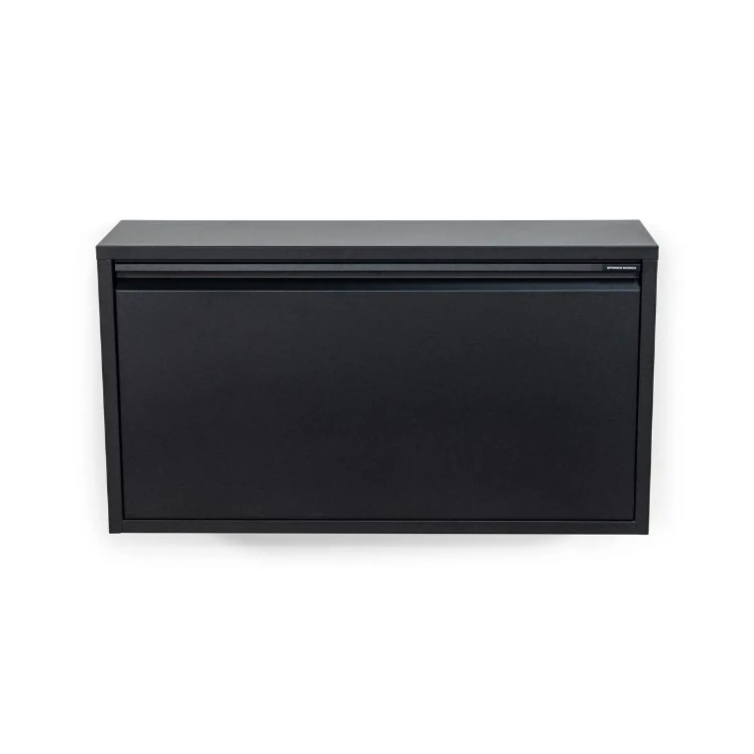 Redin Design Schoenenkasten|Schoenenkasten|Schoenenkast industrieel Pippen XL (1 lade) - zwart metaal