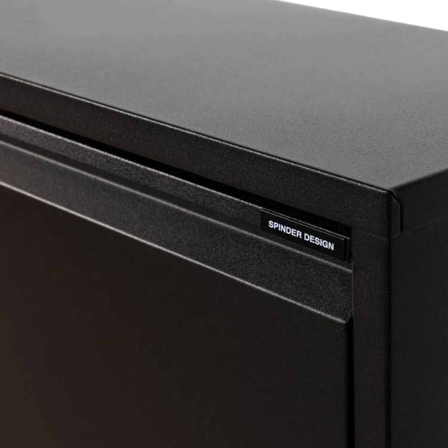 Redin Design Schoenenkasten|Schoenenkasten|Schoenenkast industrieel Pippen XL (1 lade) - zwart metaal