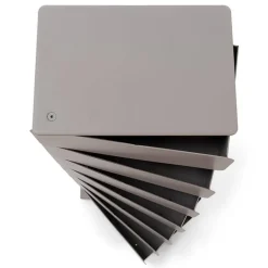 Redin Design Schoenenkasten|Schoenenkasten|Schoenenkast industrieel Rodman (7 lades) - Taupe metaal