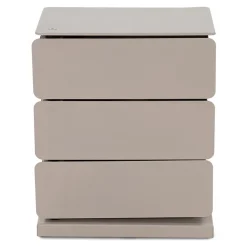 Redin Design Schoenenkasten|Schoenenkasten|Schoenenkast industrieel Rodman (3 lades) – Taupe metaal