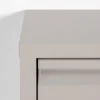 Redin Design Schoenenkasten|Schoenenkasten|Schoenenkastje industrieel Pippen (1 lade) – Taupe metaal