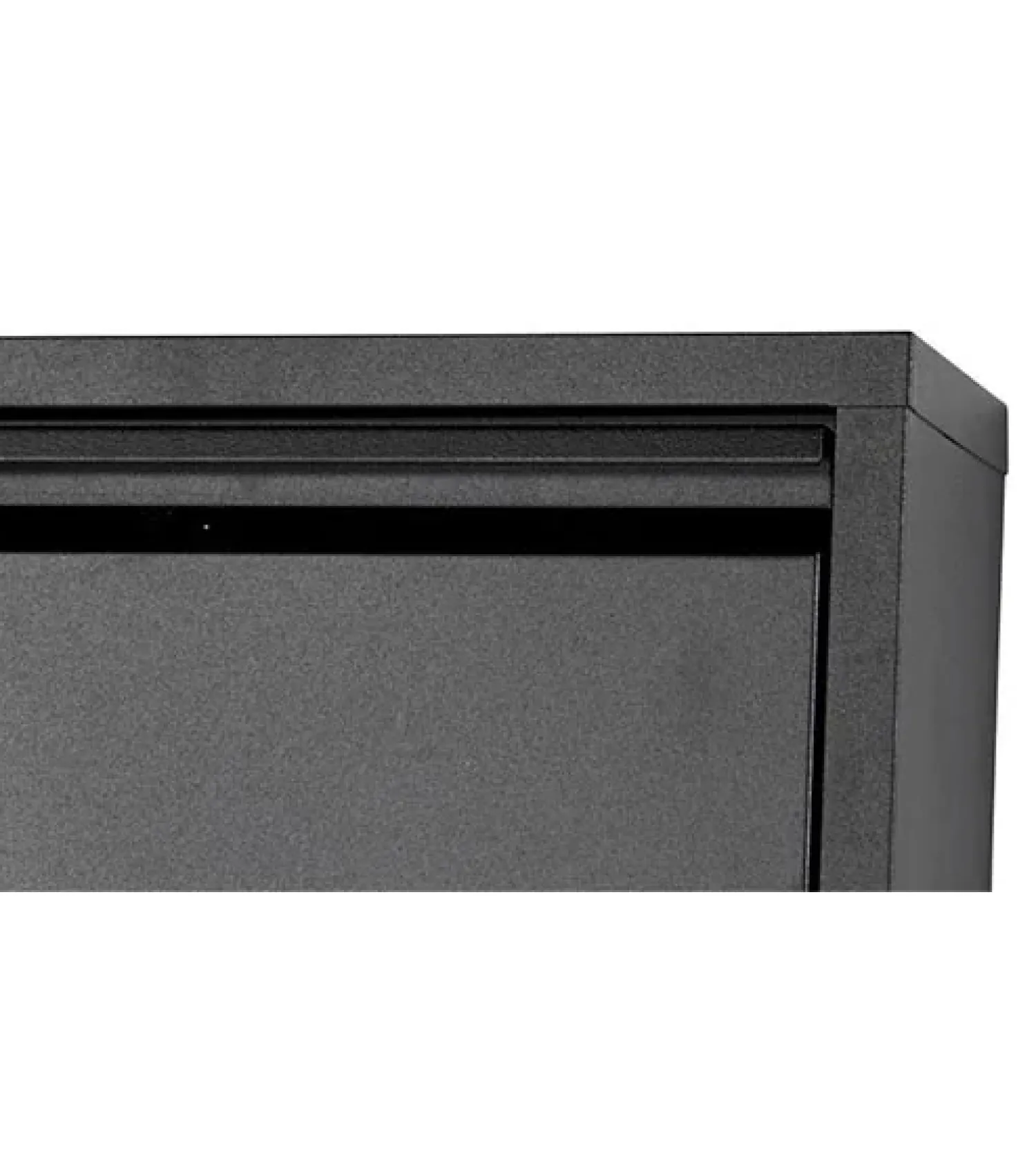Redin Design Schoenenkasten|Schoenenkasten|Schoenenkastje industrieel Pippen (1 lade) – Zwart metaal