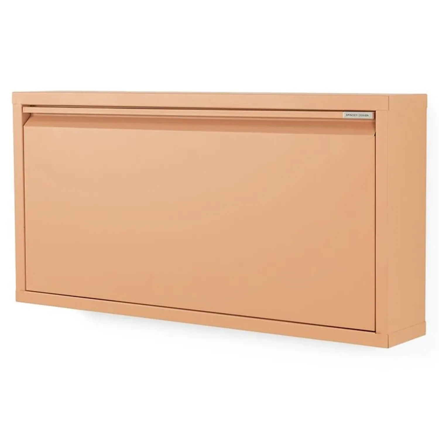 Redin Design Schoenenkasten|Schoenenkasten|Schoenenkastje industrieel Pippen (1 lade) – Terracotta metaal