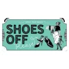 Metal Signs Metalen Borden|Schoenen uit - metalen bord