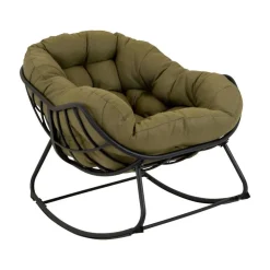 Lesli Living Tuinstoelen|Schommelstoel Cozy Olive