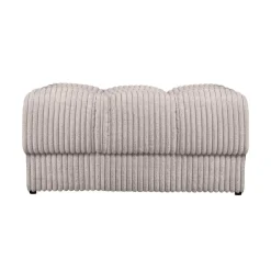WOOOD Hockers|Second Date Hocker Ribstof Naturel 82cm