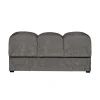 WOOOD Hockers|Second Date Hocker Velvet Grijs 82cm